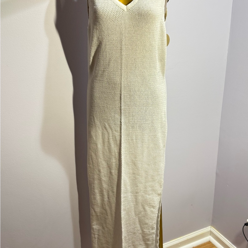 Swimsuits For All Cream Maxi Dress Boho Summer Vacation